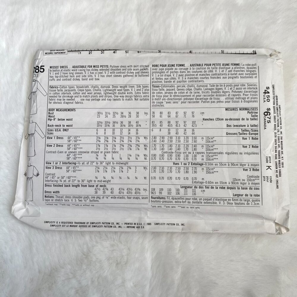 3 Simplicity Sewing Patterns - Picture 7 of 7